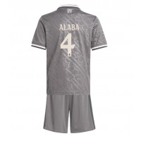 Camiseta Real Madrid David Alaba #4 Tercera Equipación Replica 2024-25 para niños mangas cortas (+ Pantalones cortos)